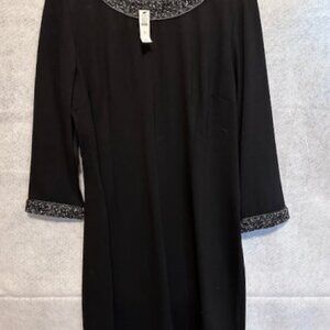 New Talbots Ladies Black Dress Size 16